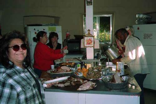 preparing xmas feast